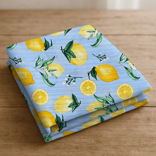 Cotton Lawn Lemon Doria